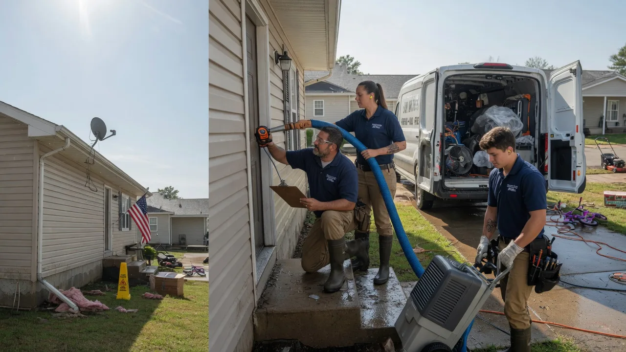 Ceiling Water Damage Restoration in Halltown, MO near me